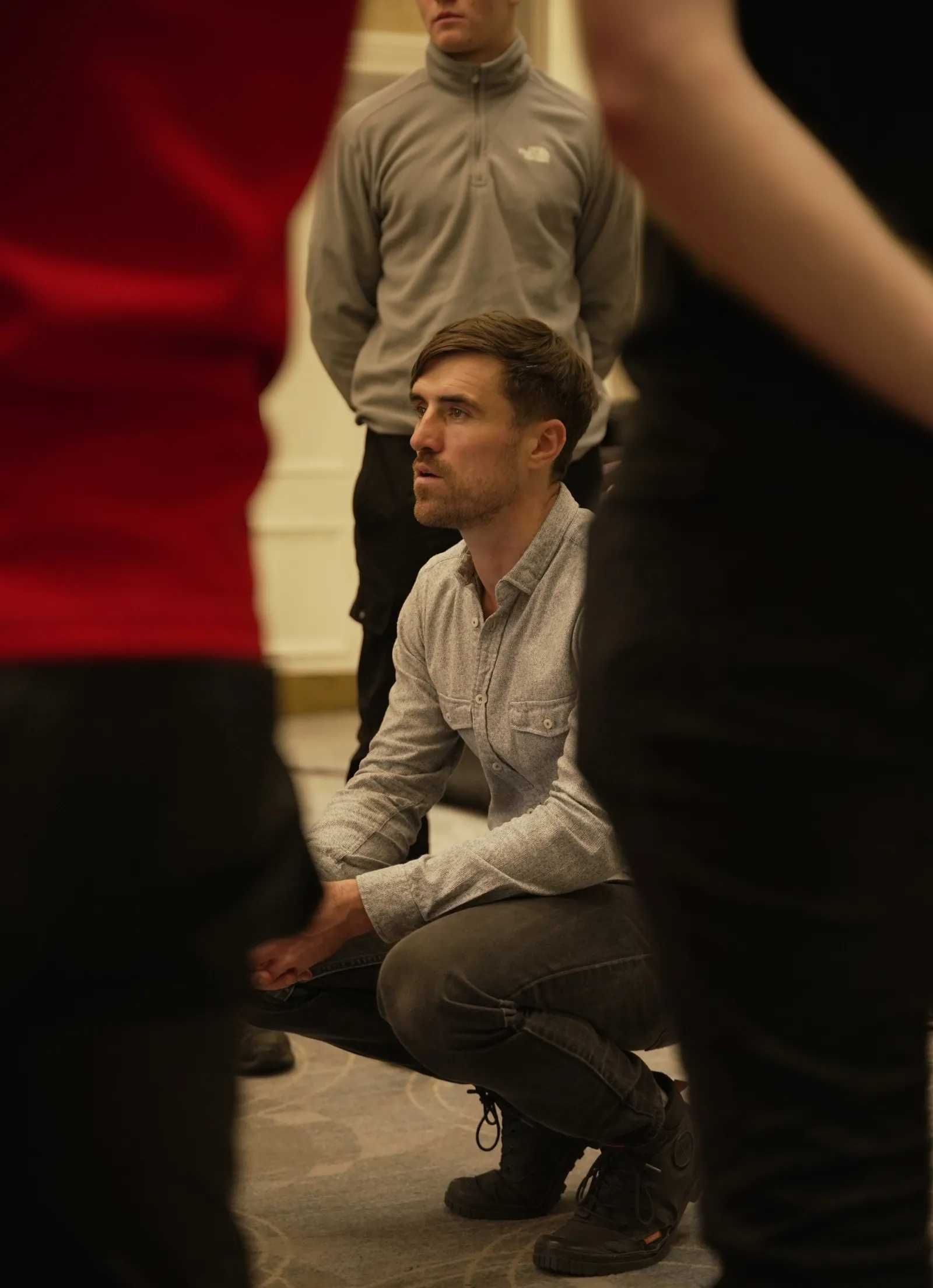 Ronan facilitating a group session